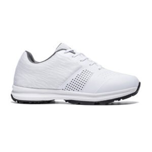 Ask Echo MX515 Men's Breathable Spikeless Golf Shoes /  White