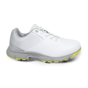 Ask Echo G616 Men's Professional Spikes Golf Shoes / White