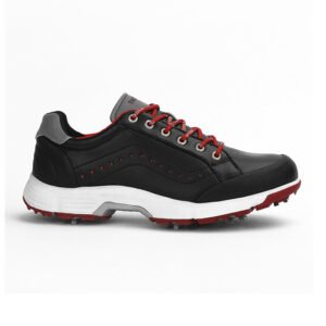 Ask Echo G716 Men's Professional Spikes Golf Shoes / Black