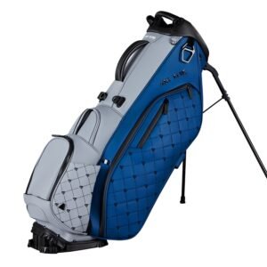 Ask Echo 2025 Prestige-5 Way Compact Leather Leather Stand Bag / Navy